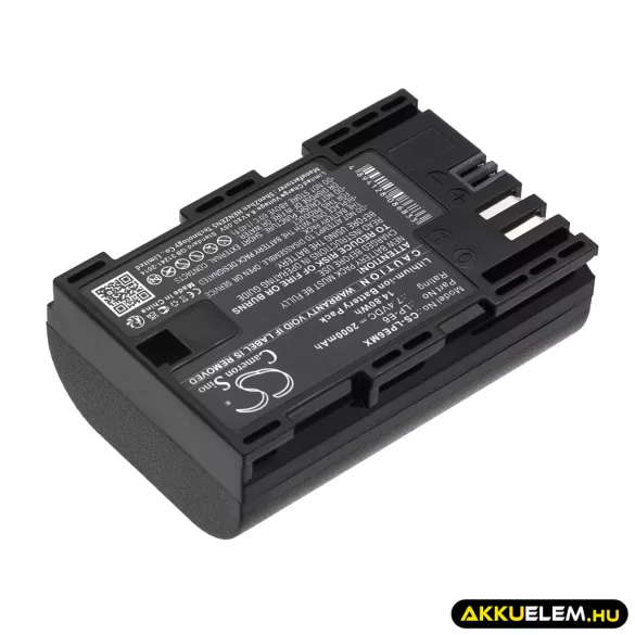 Utángyártott Canon Kamera Li-ion akkumulátor 7.4V 2000mAh LP-E6, LP-E6N - CameronSino