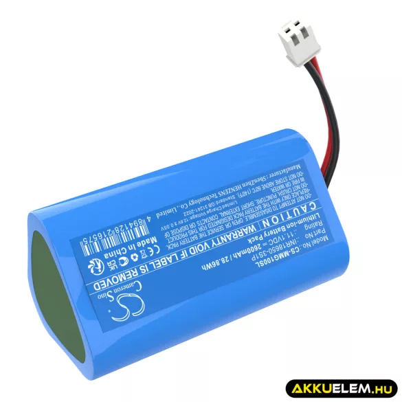 Utángyártott Muscle ápolási eszköz Li-ion akkumulátor 11.1V 2600mAh INR18650-3S1P - CameronSino