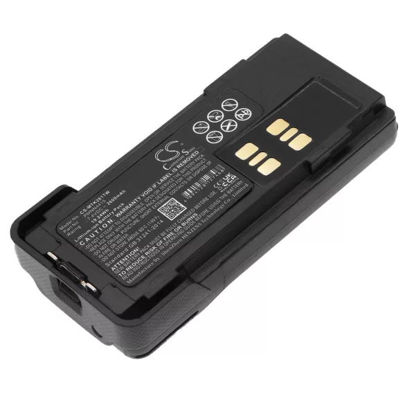 Utángyártott Motorola adó-vevő rádió Li-ion akkumulátor 7.4V 2600mAh PMNN441, PMNN4406 - CameronSino