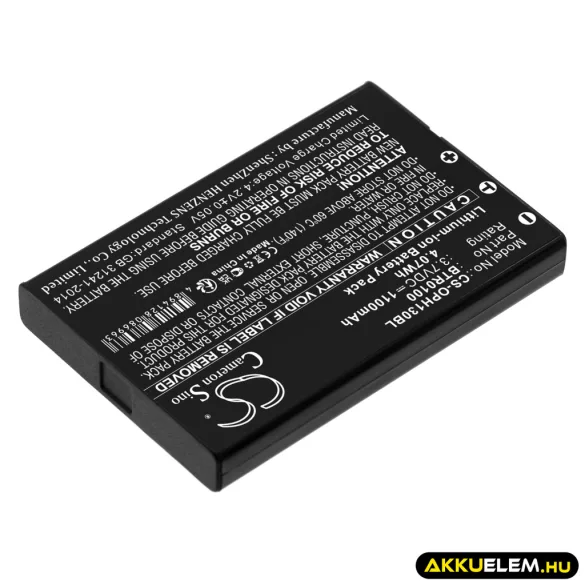 Utángyártott Keyence Vonalkód szkenner Li-ion akkumulátor 3.7V 1100mAh BT-B60, BT-B10 - CameronSino