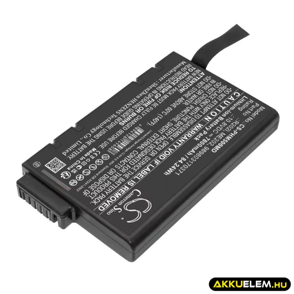 Utángyártott Philips Orvosi Li-ion akkumulátor 10.8V 7800mAh  RRC2020,  RRC2020-L - CameronSino