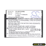 Utángyártott Luvion Babafigyelő Li-ion akkumulátor 3.7V 1100mAh - CameronSino
