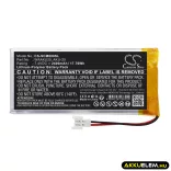 Utángyártott Sonel egyéb Li-Polymer akkumulátor 7.4V 2400mAh WAAKU25, AKU-25 - CameronSino