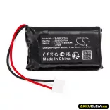 Utángyártott Dogtra Kutyanyakörv Li-Polymer akkumulátor 3.7V 450mAh AE562438P6H, BP37T3P - CameronSino