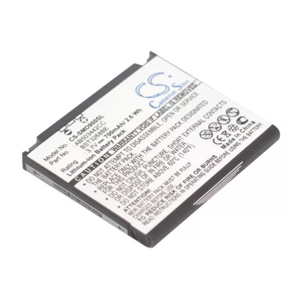 Utángyártott Samsung mobil Li-ion akkumulátor 3.7V 700mAh AB503442CE, AB503442CC - CameronSino