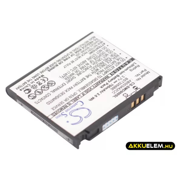 Utángyártott Samsung mobil Li-ion akkumulátor 3.7V 700mAh AB503442CE, AB503442CC - CameronSino