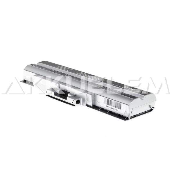 Sony VGP-BPS13 10,8V 4400mAh utángyártott notebook akkumulátor ezüst színű