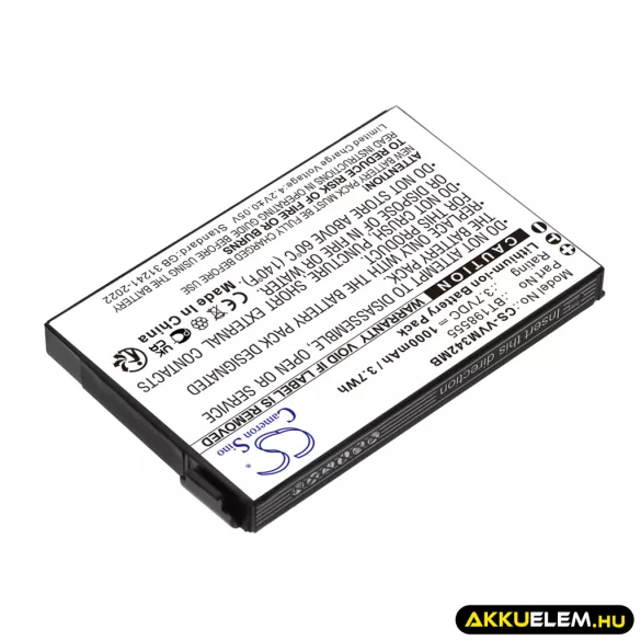 Utángyártott V Tech Babafigyelő Li-ion akkumulátor 3.7V 1000mAh BT198555, BT298555 - CameronSino