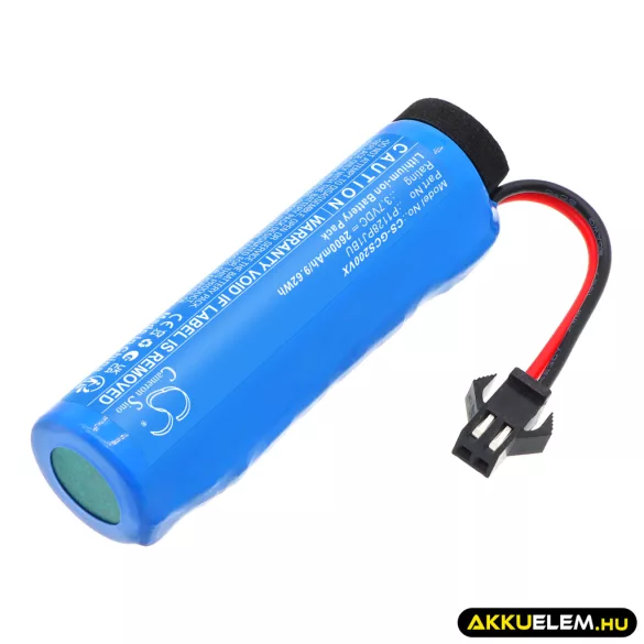 Utángyártott GRE Electric porszívó Li-ion akkumulátor 3.7V 2600mAh P1128PJ1BU - CameronSino