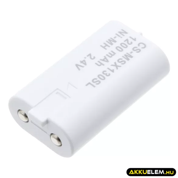 Utángyártott Microsoft Játékkonzol Ni-MH akkumulátor 2.4V 1200mAh X872044-005 FEHÉR - CameronSino