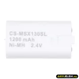 Utángyártott Microsoft Játékkonzol Ni-MH akkumulátor 2.4V 1200mAh X872044-005 FEHÉR - CameronSino