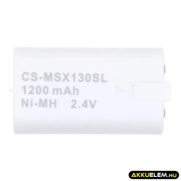 Utángyártott Microsoft Játékkonzol Ni-MH akkumulátor 2.4V 1200mAh X872044-005 FEHÉR - CameronSino