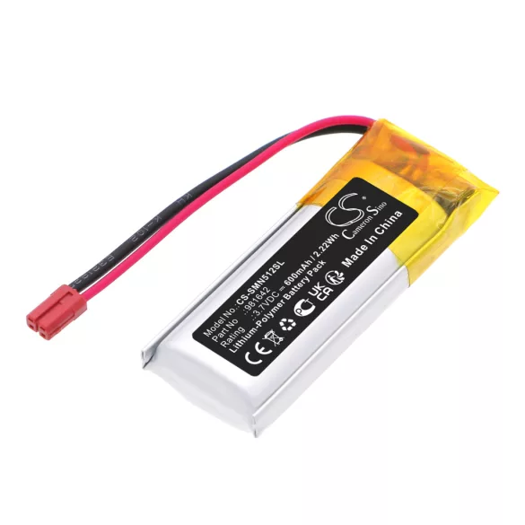 Utángyártott Somfy okosotthon készülék Li-Polymer akkumulátor 3.7V 600mAh 981642 - CameronSino