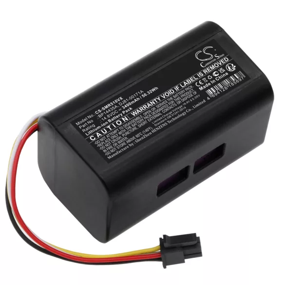 Utángyártott Eureka porszívó Li-ion akkumulátor 14.8V 3400mAh - CameronSino