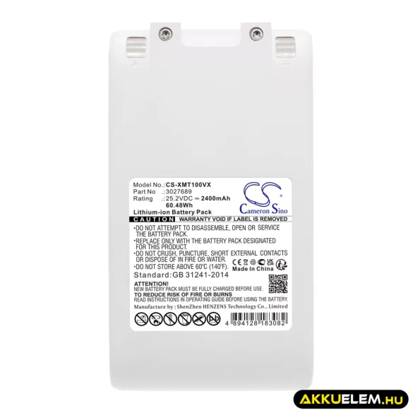 Utángyártott Dreame porszívó Li-ion akkumulátor 25.2V 2400mAh 3027689, BHR4307GL - CameronSino