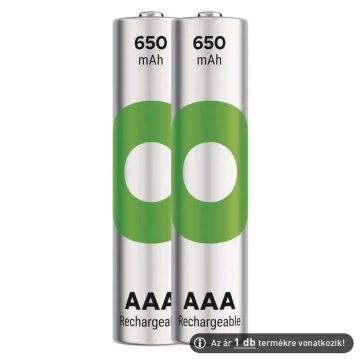 GP Recyko+ AAA 650mAh 1,2V Ni-MH akkumulátor