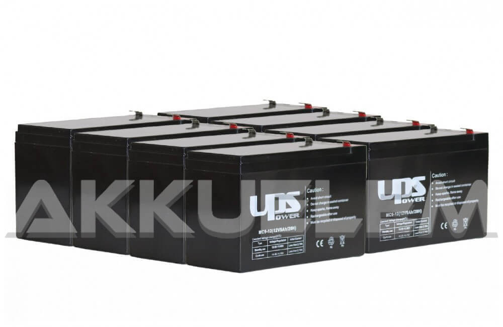   APC  RBC12 helyettesítő szünetmentes akkucsomag 8 * 12V 9Ah