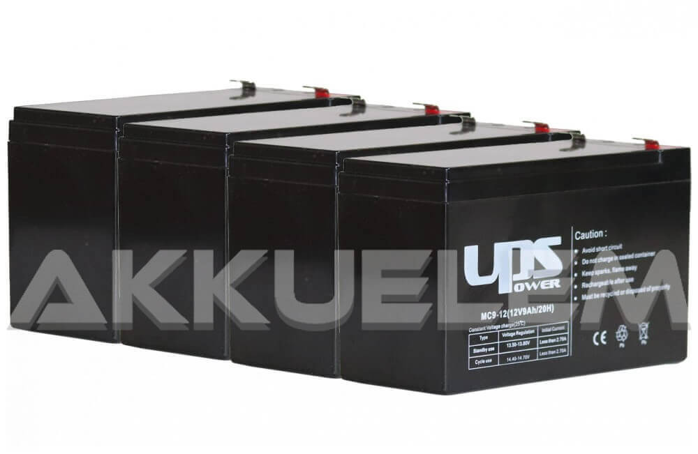   APC  RBC25 helyettesítő szünetmentes akkucsomag 4 * 12V 9Ah