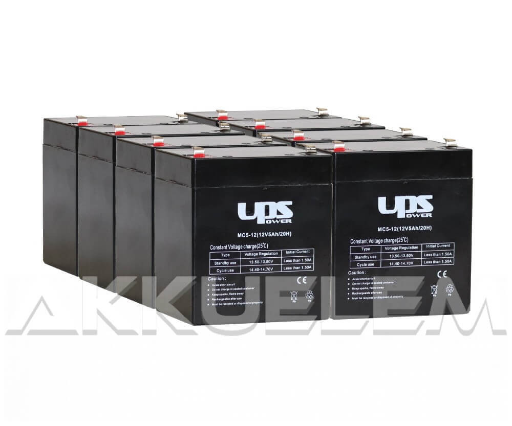   APC  RBC39 helyettesítő szünetmentes akkucsomag 8 * 12V 5Ah