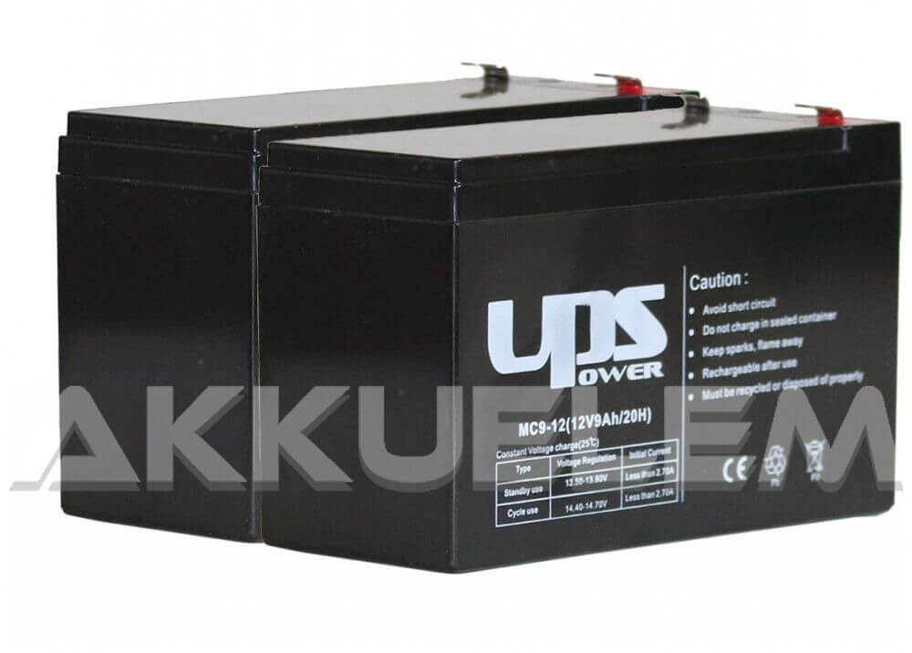   APC  RBC62 helyettesítő szünetmentes akkucsomag 2 * 12V 9Ah