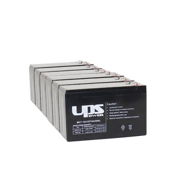 Eaton EX2200RT2U helyettesítő szünetmentes akkucsomag (6 * 12V 7,5Ah)