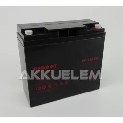 REDDOT 12V 18AH zselés akkumulátor