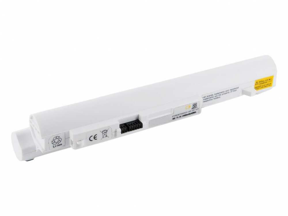   Lenovo S10-2 4400mAh fehér notebook akkumulátor utángyártott