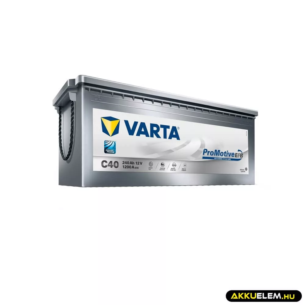 Varta 12V 240Ah 1200A 740500 tgk C Teherautó akkumulátor EFB Akkucserével