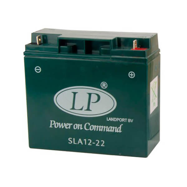 Landport SLA 12-22 12V 22Ah 230A 52113 motorkerékpár akkumulátor AGM JOBB+