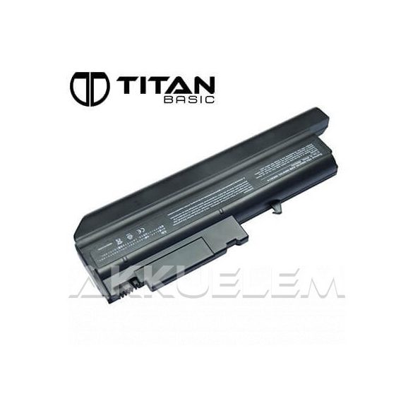 Titan Basic IBM T40 6600mAh notebook akkumulátor - utángyártott