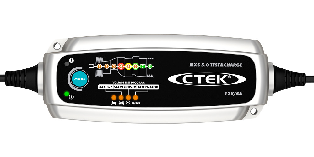 CTEK MXS 5.0 TEST & CHARGE töltő és tesztelő