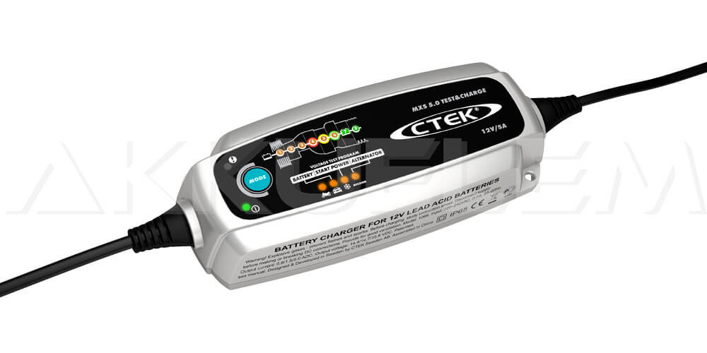 CTEK MXS 5.0 TEST & CHARGE töltő és tesztelő