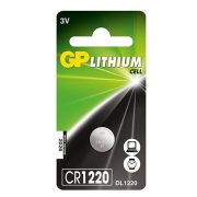 GP CR 1220 3V lítium gombelem