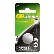 GP CR 2016 3V lítium gombelem