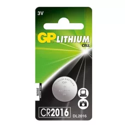 GP CR 2016 3V lítium gombelem
