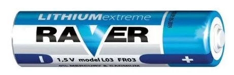 Raver 1,5V AAA FR03 lítium fotóelem
