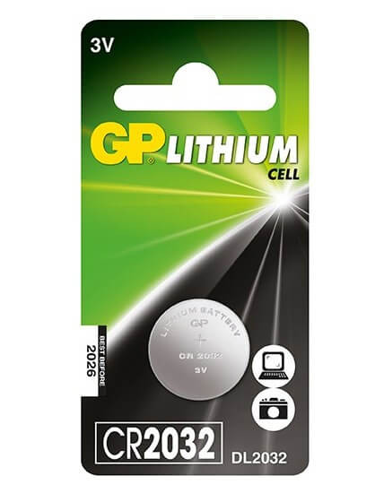 GP CR 2032 3V lítium gombelem