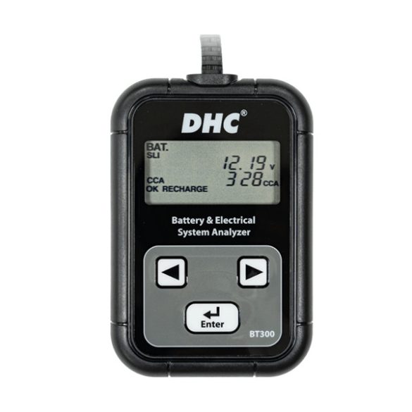 DHC BT300 akkumulátor teszter digitális