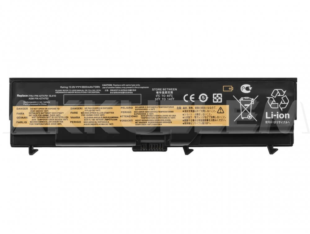Lenovo ThinkPad SL410 10,8V 6000mAh utángyártott laptop akkumulátor