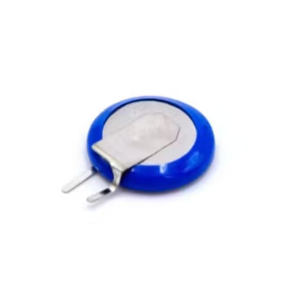 Ipari ML1220 Li-ion gomb akkumulátor 3V 40mAh panellábbal, álló kivitel