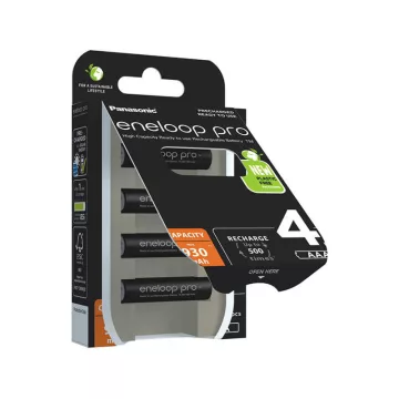 Eneloop pro AAA 930mAh NiMh akku 4db/bl (ár/csomag)