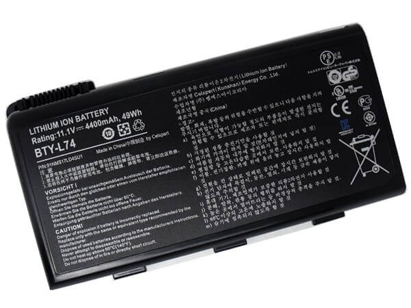MSI BTY-L74 5200mAh utángyártott akkumulátor