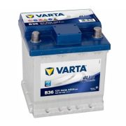   44Ah Varta Blue Dynamic B36 12V autó akkumulátor JOBB+ (544 401 042)