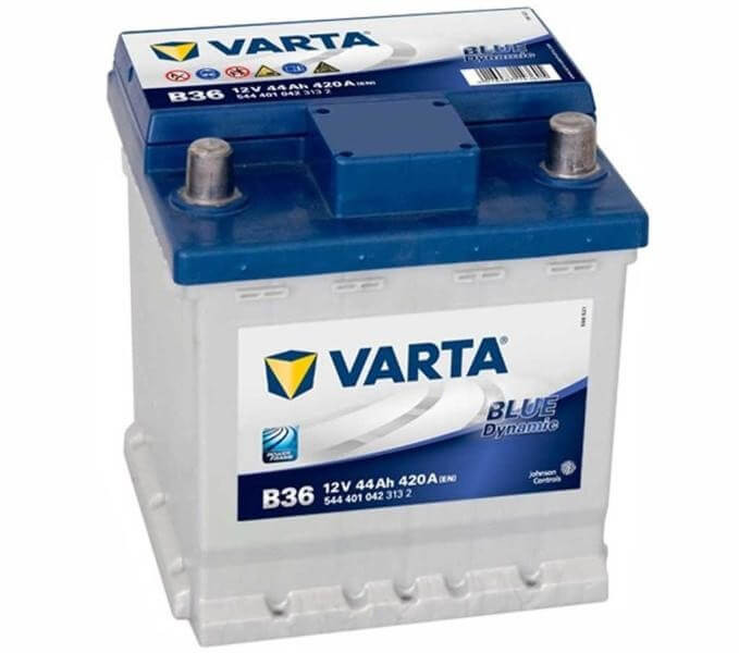   44Ah Varta Blue Dynamic B36 12V autó akkumulátor JOBB+ (544 401 042)