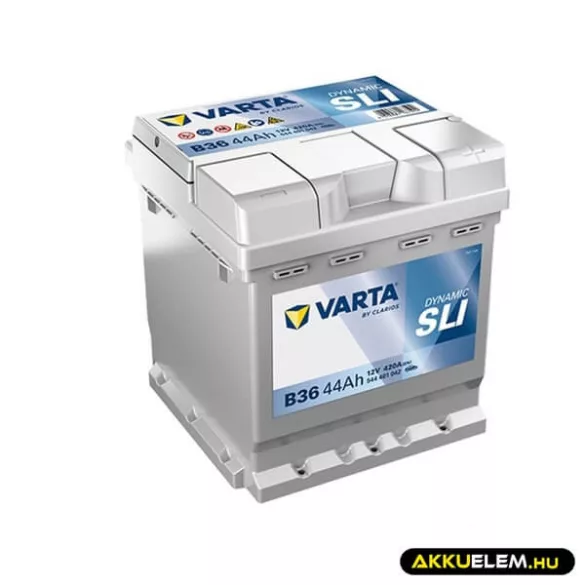44Ah Varta Dynamic B36 12V autó akkumulátor JOBB+ (544 401 042)