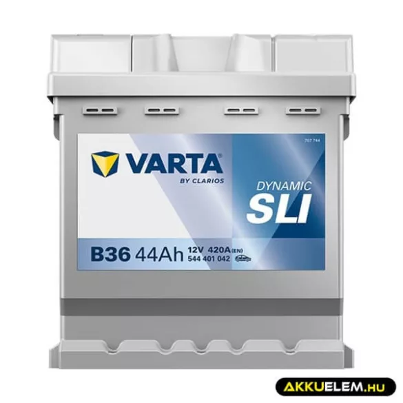 44Ah Varta Dynamic B36 12V autó akkumulátor JOBB+ (544 401 042)