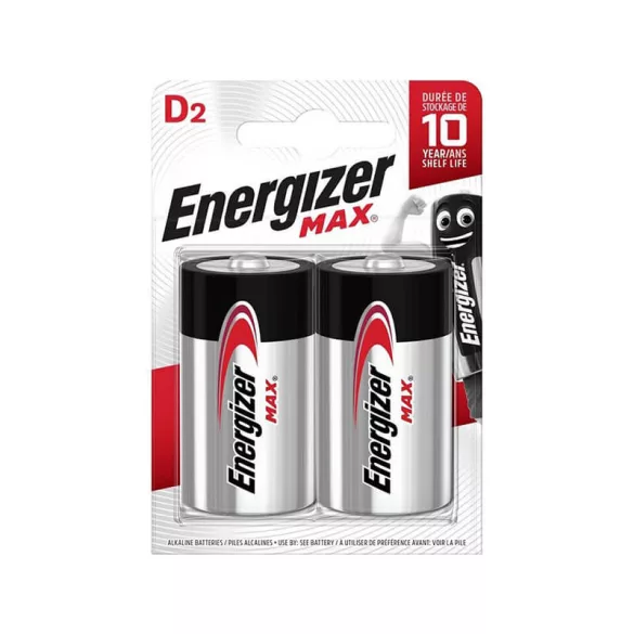 Energizer MAX LR20 D elem 2db/csomag (ár/csomag)