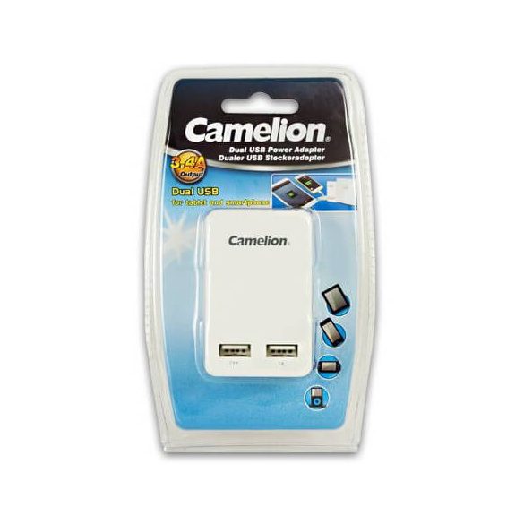 Camelion AD569 5V 3,4A fali USB adapter