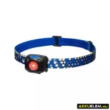 MacTronic Rebel fejlámpa 400lm tölthető kék