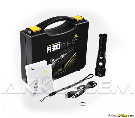 XTAR R30 1000lm sportlámpa USB3.0 tölthető